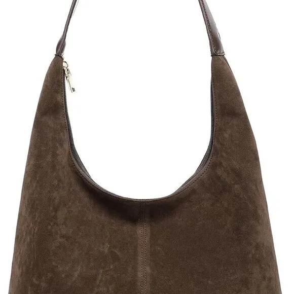 Suede Bag for Women,Suede Tote Bag,Suede Hobo Bags,Suede Handbag,Suede Slouchy S - Picture 1 of 7